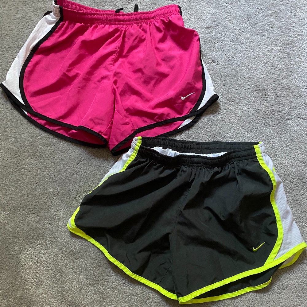 Nike Exercise Shorts (two pairs)